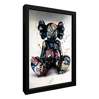Amazon.com: lixinxuyang Frame Hypebeast Kaws Wall Art, 16x24